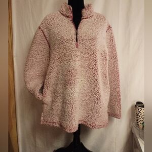 Cozy Pink Sherpa Pullover